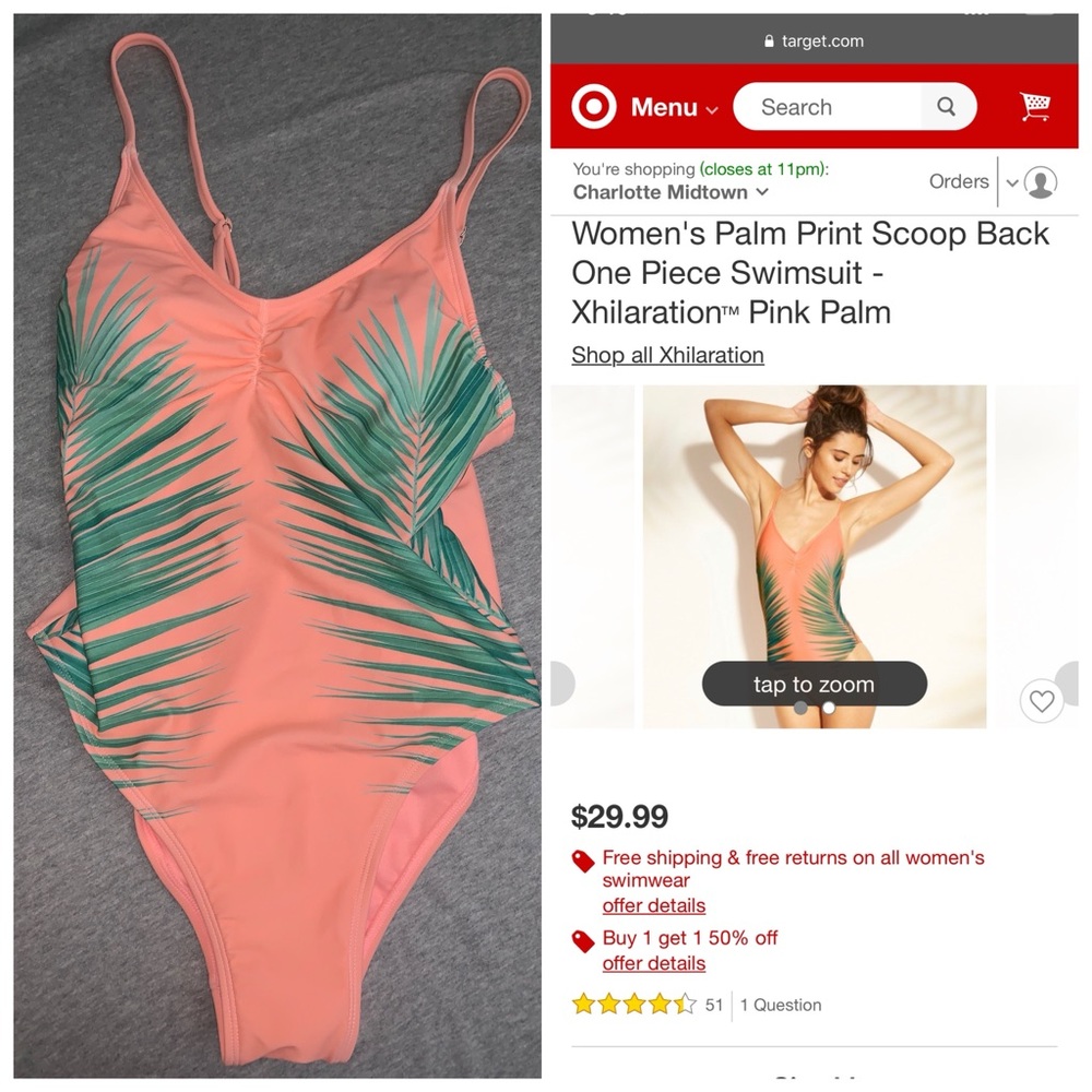 Brand new one piece swimsuit